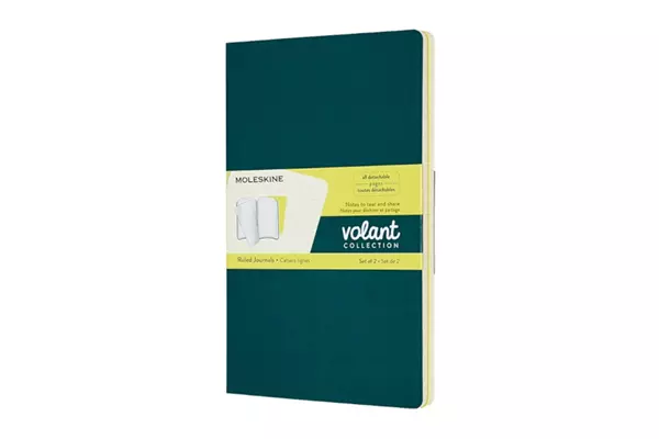 Een Moleskine Volant Plain Notebook Pocket Petrol Yellow & green koop je bij Moleskine.nl